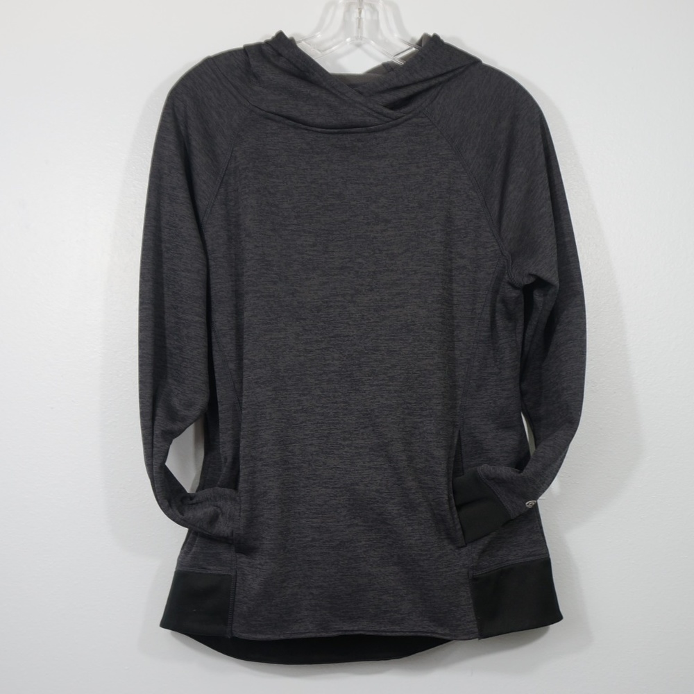 Champion Gray Hoodie No Strings Pullover - image 3